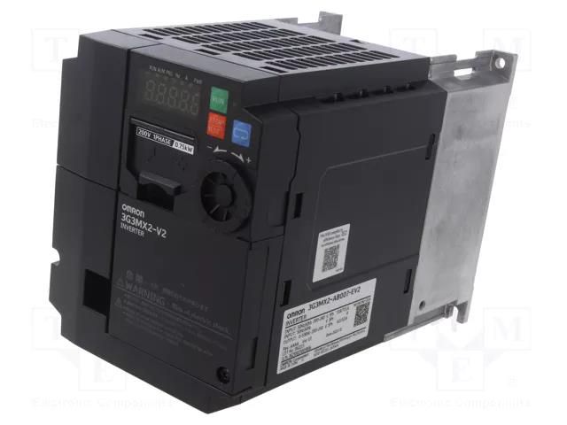 Vector inverter; Max motor power: 0.75/1.1kW; 200÷240VAC; IN: 10 OMRON 3G3MX2-AB007-EV2