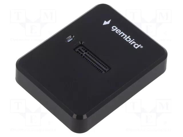 Docking station; USB 3.1; Poles number: 1; black GEMBIRD DD-U3M2