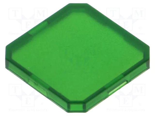 Actuator lens; OKTRON®-JUWEL; green SCHLEGEL TOKJFGN