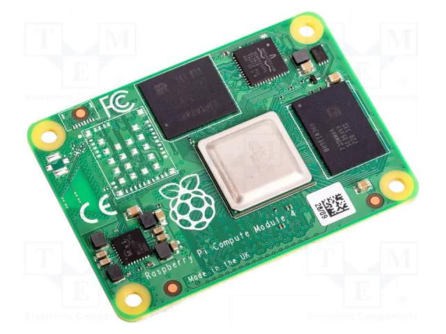 Kit: SOM; RPI CM4 CM4002008 2GB RAM 8GB EMMC; Frequency: 1.5GHz RASPBERRY PI SC0680