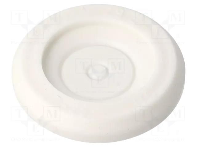 Grommet; Ømount.hole: 50mm; elastomer thermoplastic TPE; grey HT HI TECH POLYMERS HSS-M50-TPE-V0