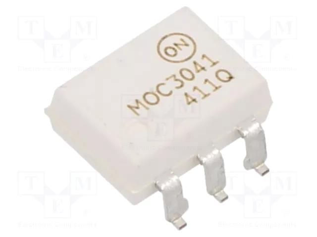 Optotriac; 4.17kV; Uout: 400V; PDIP6; Ch: 1; MOC304XM; 2kV/μs ONSEMI MOC3041SM