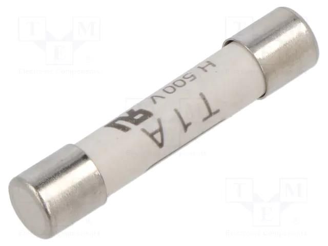 Fuse: fuse; 1A; 500VAC; time-lag; ceramic,cylindrical; 6.3x32mm SIBA ZGTH-1A