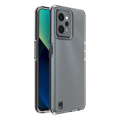 Spring Case case for Realme C31 silicone cover with frame black, Hurtel 5907769348358 5907769348358