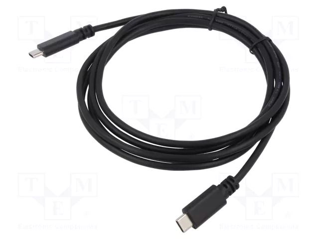 Cable; USB C plug x2; 2m; Core: Cu; PVC; Interface: 480Mbps ART ART-OEM-C7-2