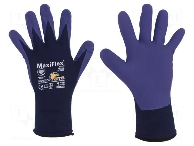 Protective gloves; Size: 11; navy blue; MaxiFlex® Elite™ ATG ATG-34-274/11