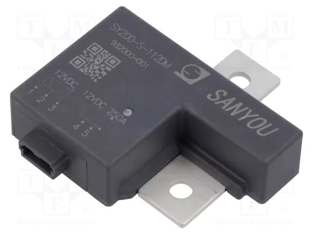 Relay: electromagnetic; SPST; Ucoil: 12VDC; 250A; SY200; on panel SANYOU SY200-S-112DM