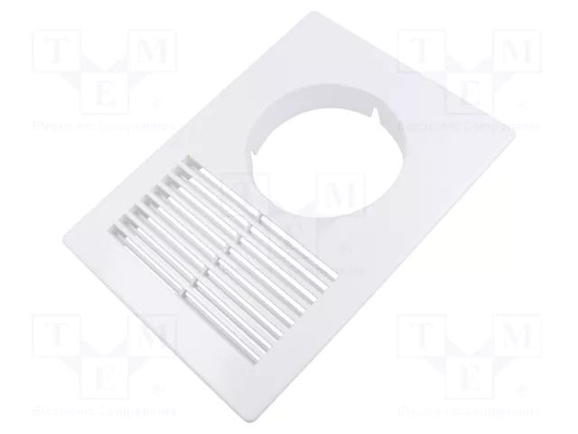 Ventilation grille; ABS; white; 250x180x29mm; Ø100mm; 20pcs. DOSPEL S.A. 007-0159