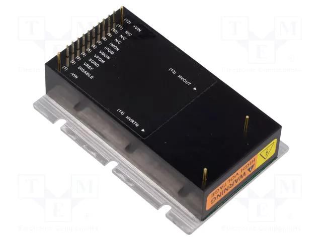 Converter: DC/DC; Uin: 22÷30VDC; Uout: 0÷3kVDC; Iin: 100mA÷1.5A XP POWER HRL3024S3K0P