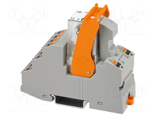 Relay: interface; 4PDT; Ucoil: 24VDC; 6A; 6A/250VAC; 6A/250VDC PHOENIX CONTACT RIF-2-RPT-24D/4X21