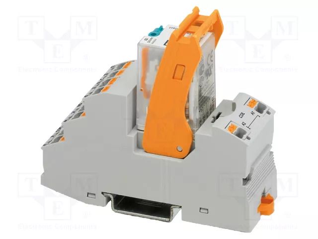 Relay: interface; DPDT; Ucoil: 24VDC; 10A; 10A/250VAC; 10A/250VDC PHOENIX CONTACT RIF-2-RPT-LDP-24DC