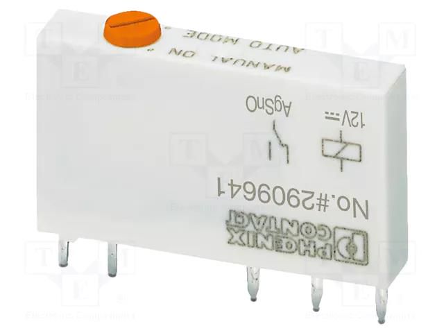 Relay: miniature; SPDT; Ucoil: 24VDC; Icontacts max: 6A; 3A/230VAC PHOENIX CONTACT REL-MR-24DC/21/MS