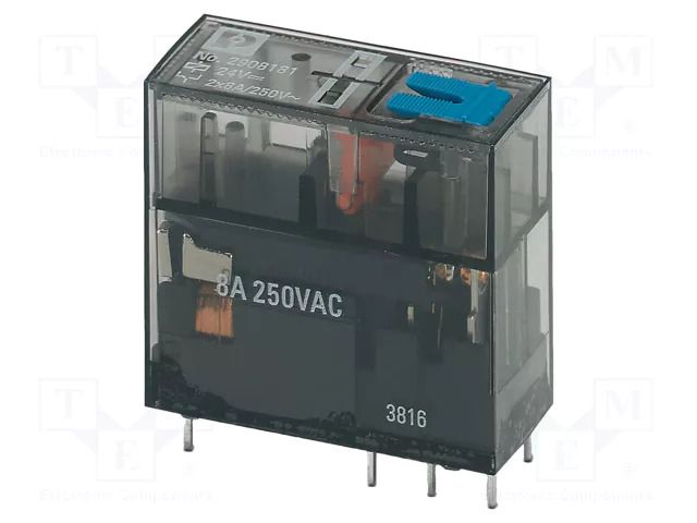 Relay: miniature; DPDT; Ucoil: 24VDC; Icontacts max: 8A; max.250VAC PHOENIX CONTACT REL-MR-BL-24/21-21
