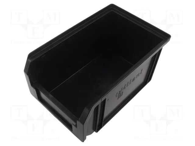Cuvette; ESD; W: 150mm; H: 125mm; D: 230mm; Features: conductive EUROSTAT GROUP ERS-253042003