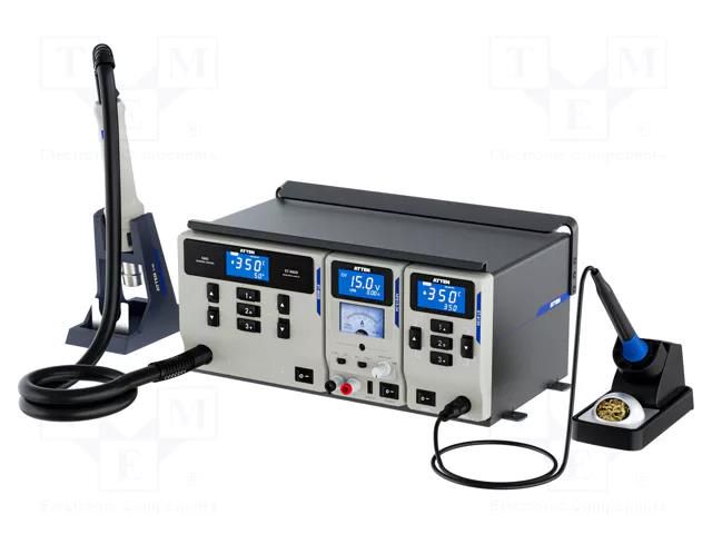 Station: service; 200÷450°C; 230VAC; 20÷130l/min; Display: LCD ATTEN MS-300