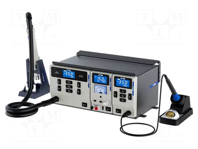 Station: service; 80÷450°C; 230VAC; 30÷120l/min; Display: LCD ATTEN MS-300