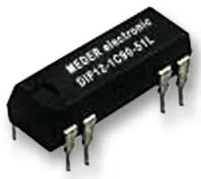 RELAY, REED, SPST-NO, 200V, 1A, THT DIP24-1A72-12D