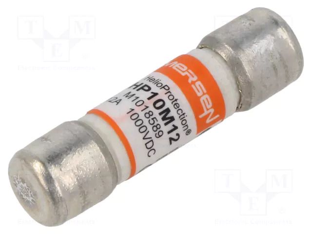 Fuse: fuse; 12A; 1kVAC; 1kVDC; gPV; ceramic,cylindrical,industrial MERSEN HP10M12