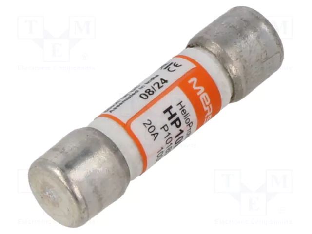 Fuse: fuse; 20A; 1kVAC; 1kVDC; gPV; ceramic,cylindrical,industrial MERSEN HP10M20