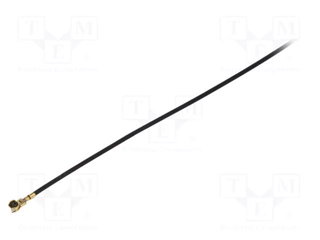 Cable; Colour: black; Len: 0.4m; Wire dia: 28.7mm; Type: angled HIROSE UFL2LPA068Y2TA400
