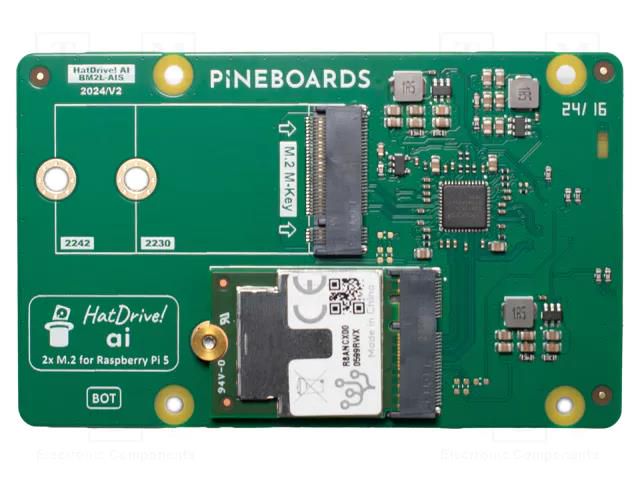 Expansion board; PCIe; adapter; Machine Learning,Raspberry Pi 5 PINEBOARDS BM2L-AIS-TPU