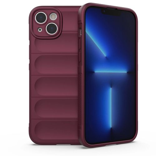 Magic Shield Case case for iPhone 14 Plus elastic armored case in burgundy, Hurtel 5907769349058 5907769349058