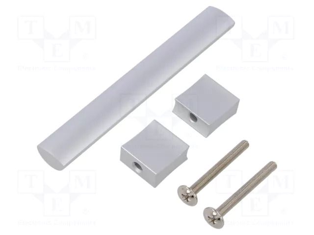 Holder; aluminium; natural; H: 30.5mm; L: 116mm; W: 15.5mm; handle GTV Poland GTV-UA-B0-311096