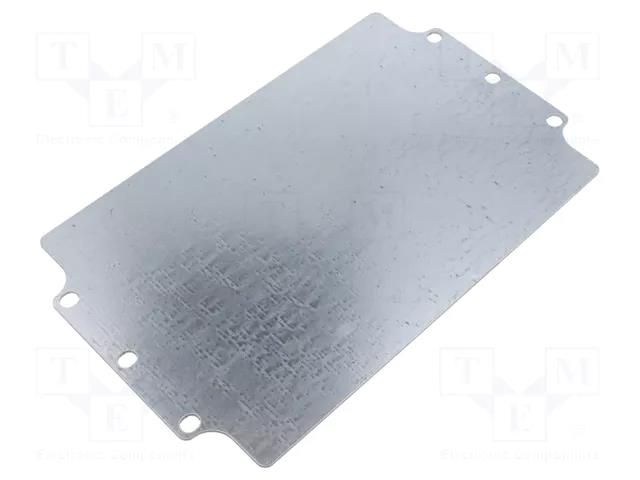 Mounting plate; galvanised steel; EUROMAS BOPLA MA130/P333