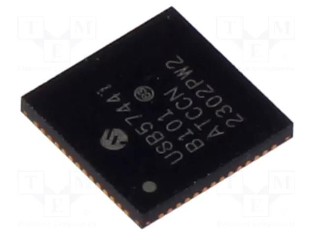 IC: HUB controller; SPI,USB 2.0,USB 3.1; SuperSpeed; in-tray MICROCHIP TECHNOLOGY USB5744-I/2G