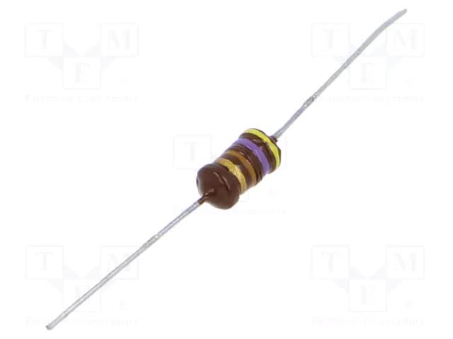 Inductor: ferrite; THT; 470uH; 510mA; 1.9Ω; ±5%; Ø6.5x12mm EPCOS B82145A1474J000