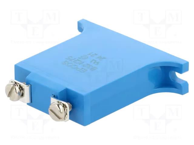 Varistor: block; 275VAC; 350VDC; 25000A; 430V; Body dim: 40x55x14mm EPCOS B72232B0271K001