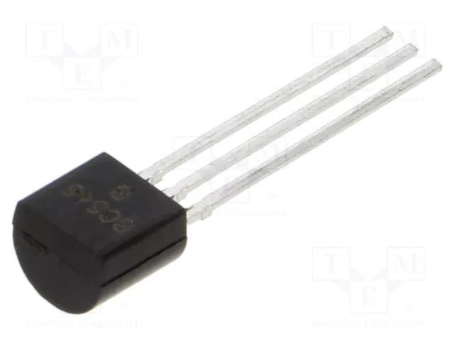 Transistor: NPN; bipolar; 65V; 0.1A; 0.625W; TO92 LUGUANG ELECTRONIC BC546B-LGE