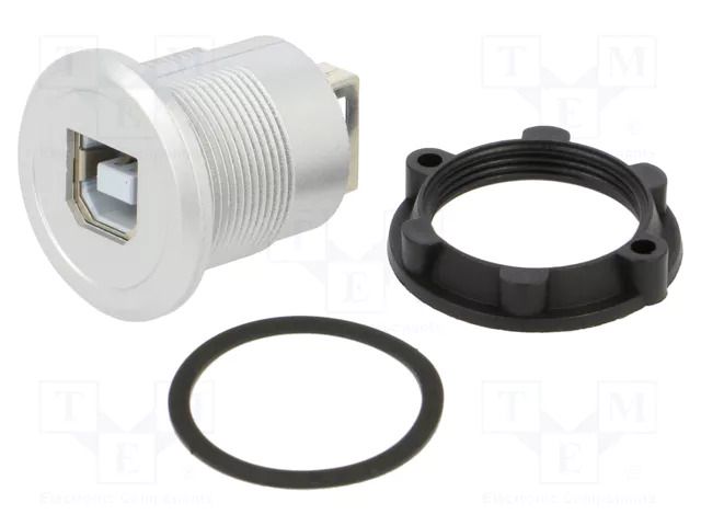 Adapter; USB A socket,USB B socket; USB 2.0; Thread: M22; 1÷10mm ONPOW USB-03C