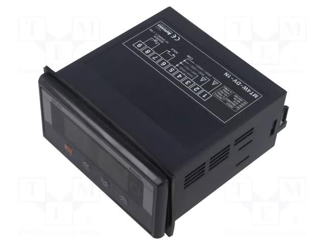 Meter; DC voltage; 12÷24VDC; on panel; MT4W; Body dim: 96x48x106mm AUTONICS MT4W-DV-1N