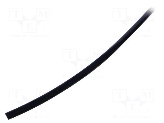 Heat shrink sleeve; 2: 1; 3.2mm; black HELLERMANNTYTON TR27-3.2/1.6-BK