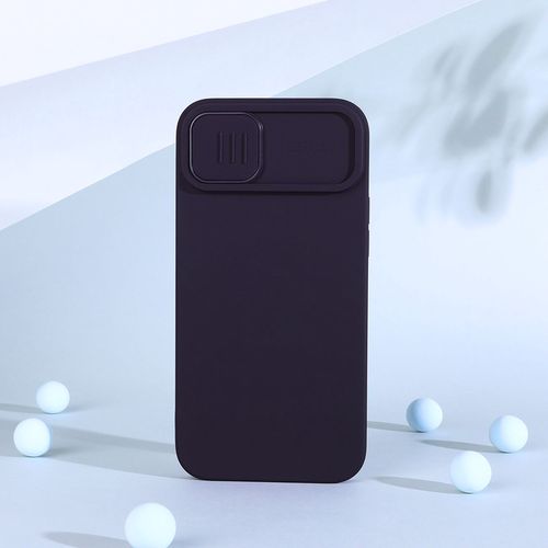 Nillkin CamShield Magnetic Silicone Case iPhone 14 Plus Magnetic MagSafe Cover with Camera Protector Green, Nillkin 6902048249479 6902048249479