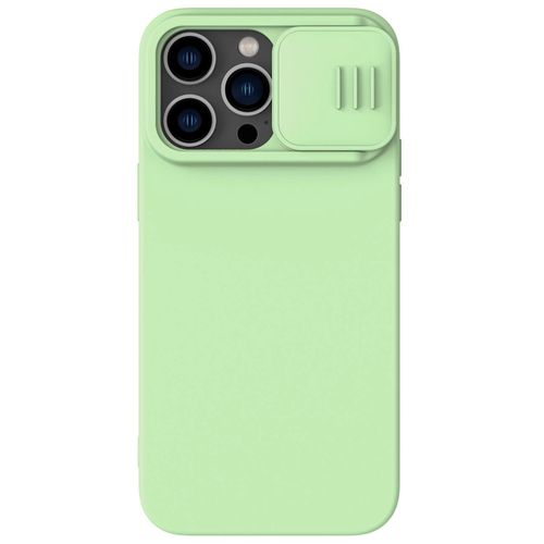 Nillkin CamShield Silky Silicone Case iPhone 14 Pro Max case with camera cover green, Nillkin 6902048249356 6902048249356