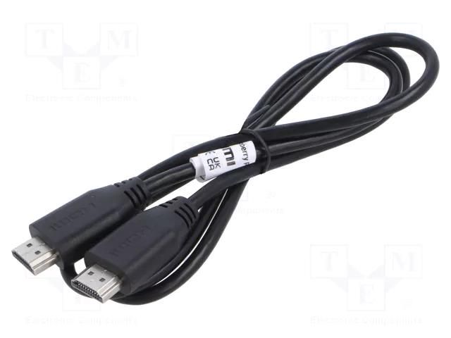 Accessories: connection cable; black; 1m; HDMI plug,both sides RASPBERRY PI SC0730