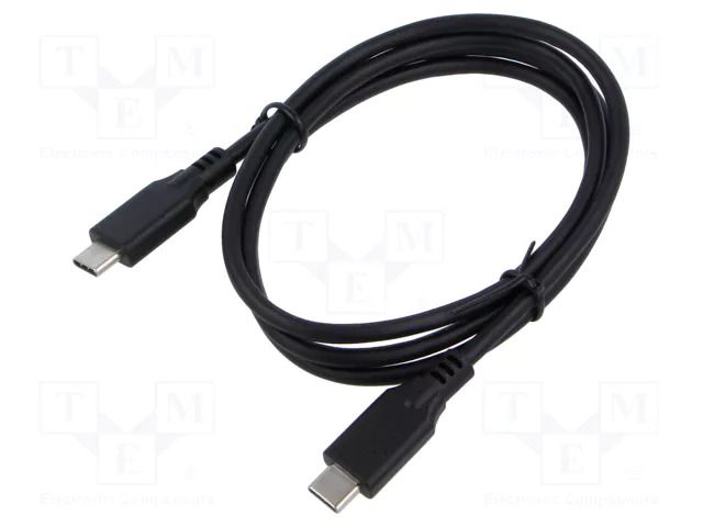 Cable; USB C plug x2; 1m; Cu; PVC; Interface: 480Mbps ART ART-OEM-C6-1