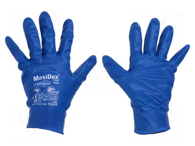 Protective gloves; Size: 11; blue; MaxiDex® ATG ATG-19-007/11