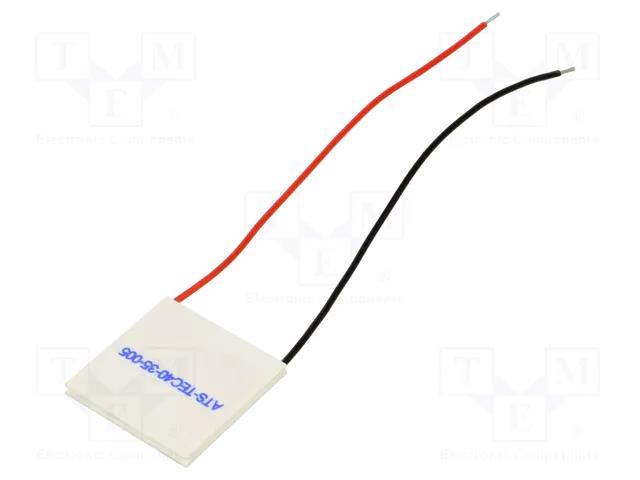 Module: Peltier; 15.4V; 8A; 40x40x3.5mm; 68.8W; ceramics; 20AWG Advanced Thermal Solutions ATS-TEC40-35-005