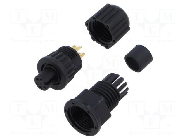 connector Circular Connector 4 Positions; IP67; 2A AMPHENOL LTW AU-04BFFA-LL7001