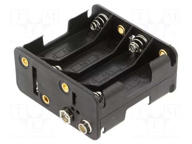 Holder; AA,R6; Batt.no: 8; 6F22 type; black GOOBAY GOOBAY-11468