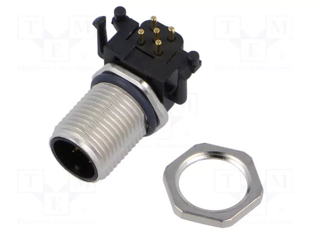 Connector: M12; socket; male; PIN: 5 AMPHENOL LTW M12A-05PMMR-SF7003