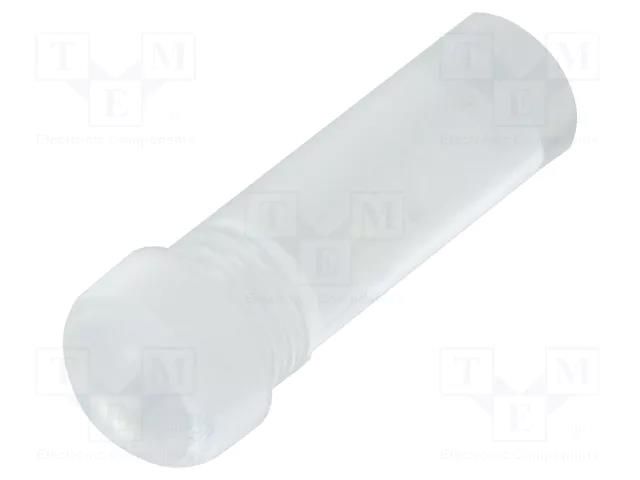 Fiber for LED; Ø3.2mm; L: 13.7mm; round; Front: flat; straight; IP68 MENTOR MR-1282.6004