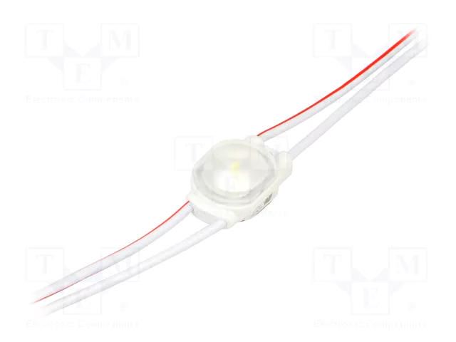 LED; white; 7000K; 360mW; 55lm; IP67; 170°; No.of diodes: 1; -25÷55°C POS MW-MLD-HE-1W170