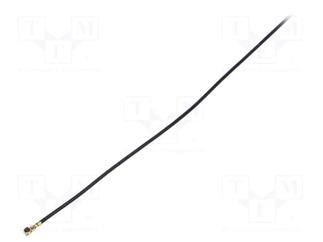 Cable; Colour: black; Len: 0.5m; Wire dia: 35mm; Type: angled HIROSE UFL2LPA088Y2TA500