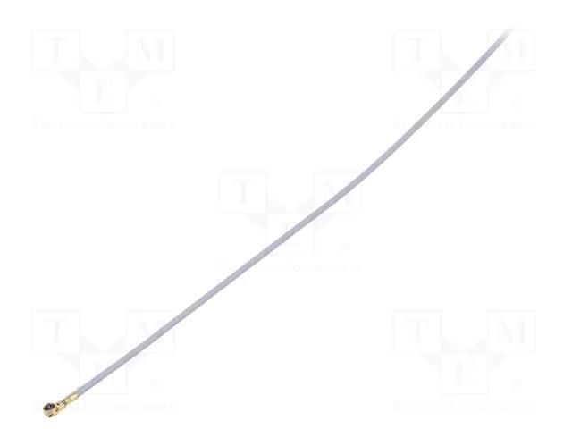 Cable; Colour: white; Len: 0.1m; Wire dia: 35mm; Type: angled HIROSE UFL2LPA088Y3TA100