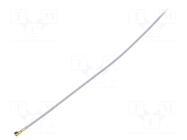 Cable; Colour: white; Len: 0.1m; Wire dia: 35mm; Type: angled HIROSE UFL2LPA088Y3TA100