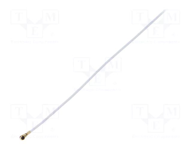 Cable; Colour: white; Len: 1m; Wire dia: 35mm; Type: angled HIROSE UFL2LPA088Y3TA1000